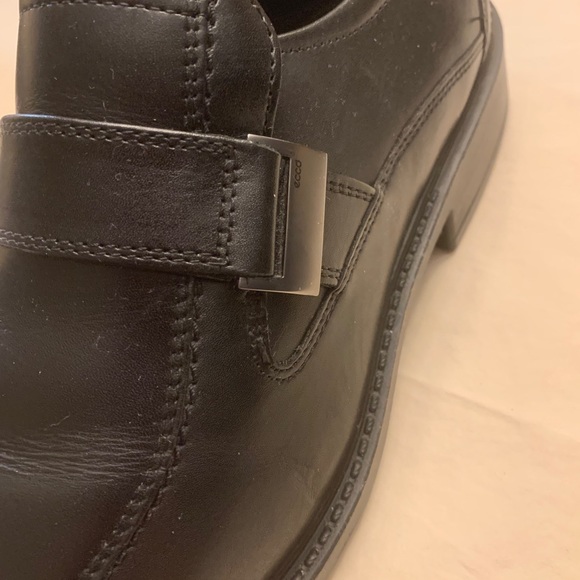 NEW Ecco Men’s Leather Slip-On’s, Color: Black, Size 13M - Picture 4 of 4
